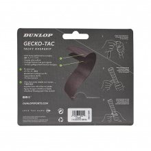 Dunlop Overgrip Gecko Tac 0.5mm - smooth, grippy - black - pack of 3